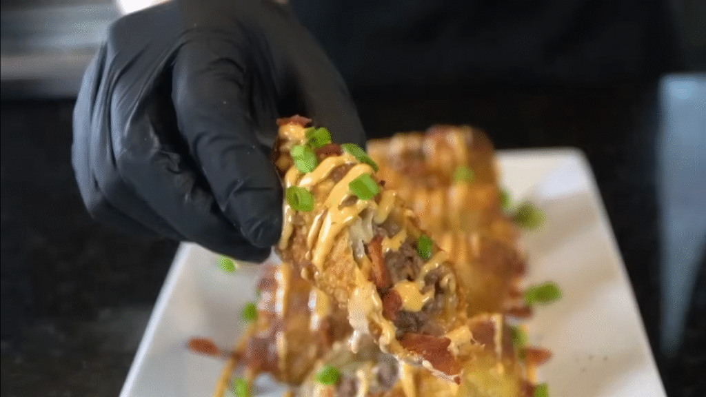 Cheeseburger Egg Rolls Disney Recipe