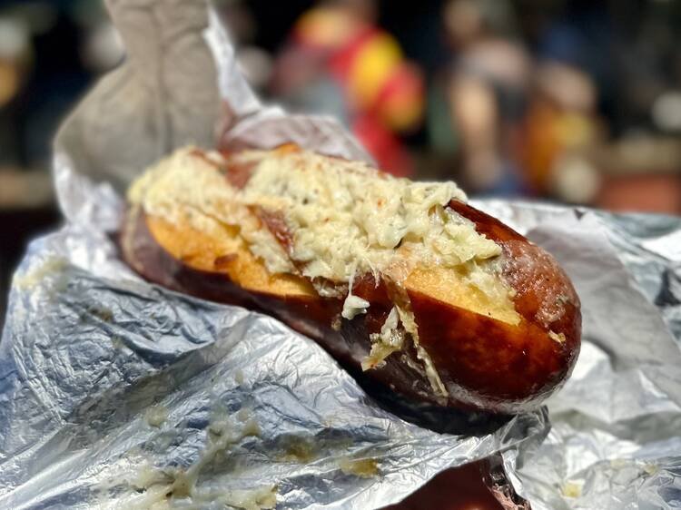 Disneyland Garlic Pretzel Bread Recipe