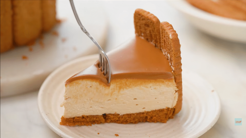 Eggless Biscoff Cheesecake Recipe No Bake