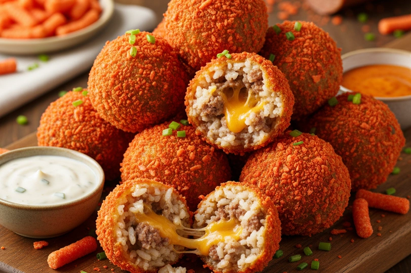 Hot Cheeto Boudin Balls Recipe