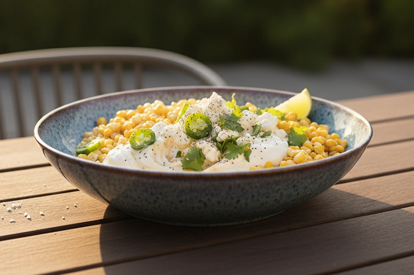 Cava Fire Roasted Corn Recipe